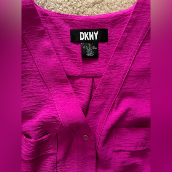 DKNY Sleeveless V-Neck Sundress - Picture 4 of 10